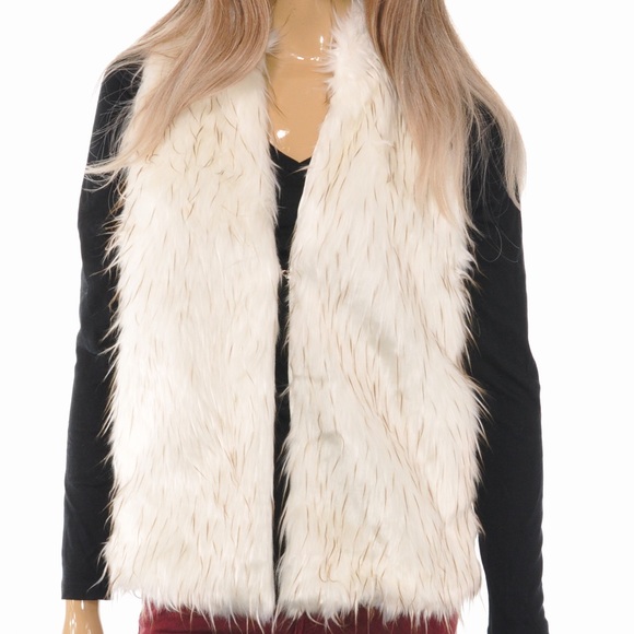 Hot & Delicious Faux Fur Vest Size L - Picture 1 of 12